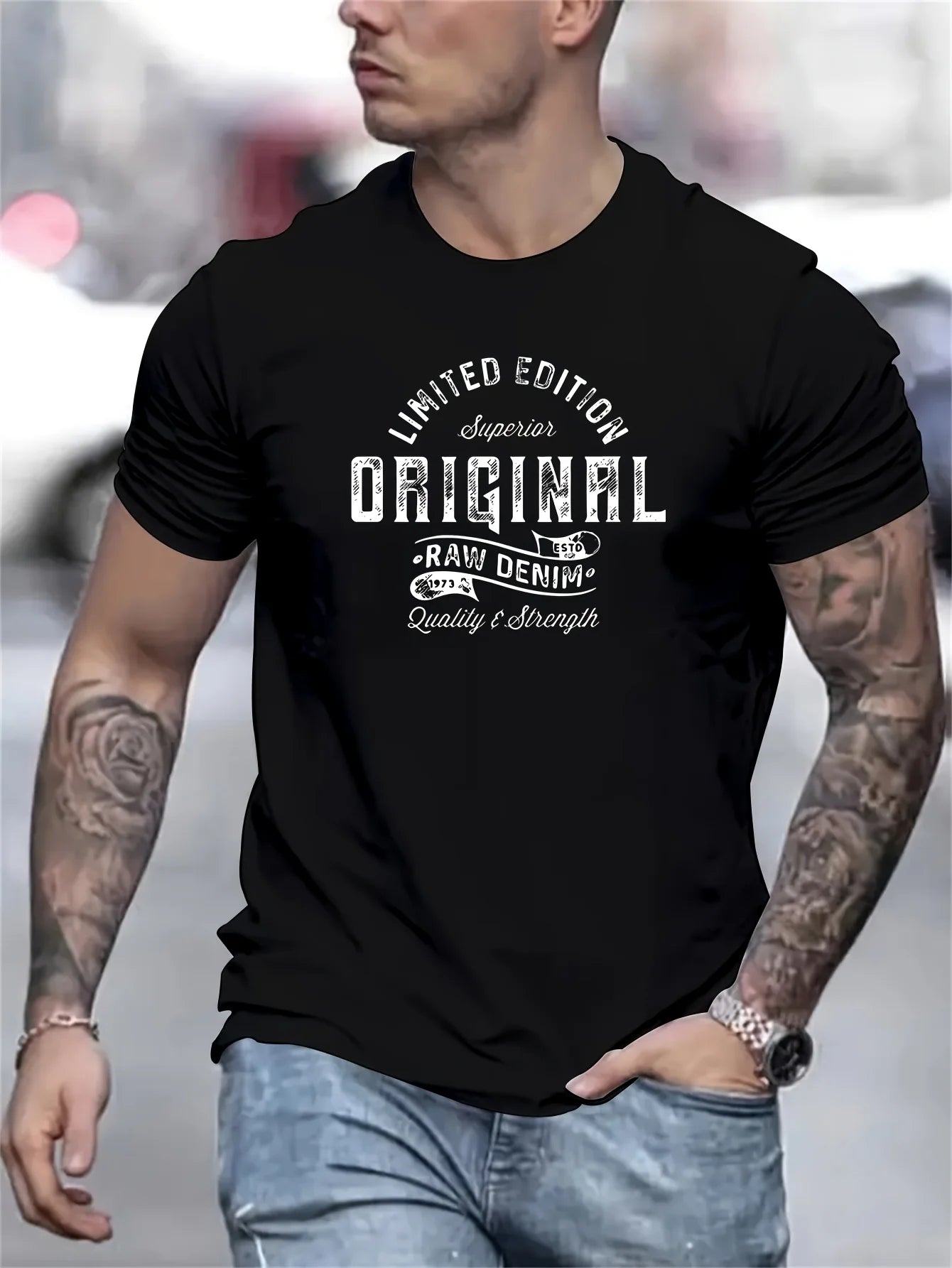 Men's summer 100% pure cotton fashionable casual sports