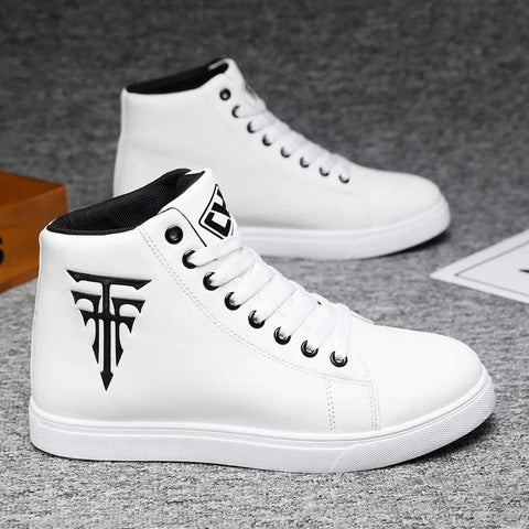 Sneakers Man Casual Vulcanized Male Comfortable High Top Shoes Outdoor Men Lightweight Fashion Mens Shoes WaterprooF