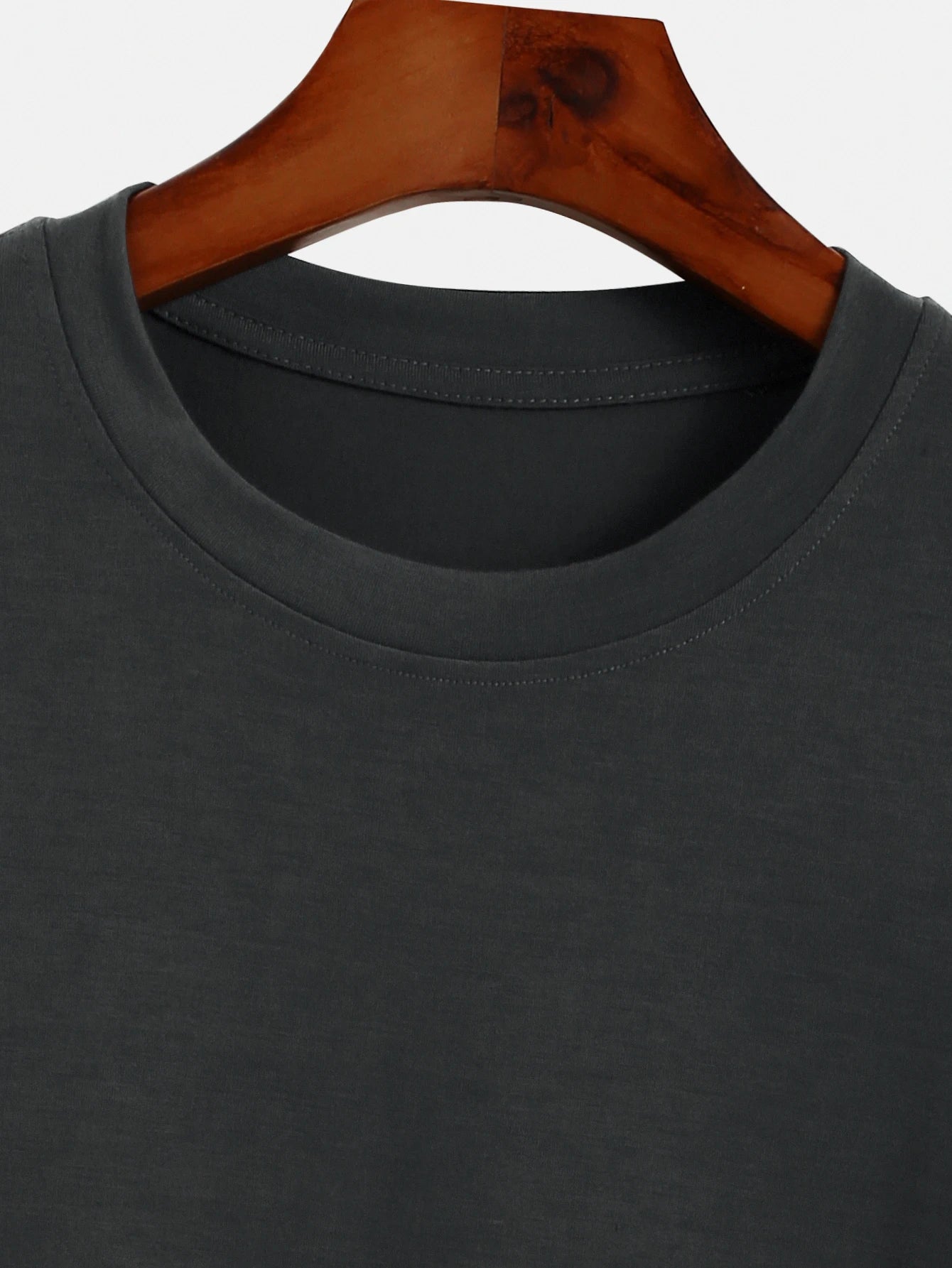 New long-sleeved T-shirt men's printed round neck long-sleeved T-shirt trend versatile casual tops men's clothing summer