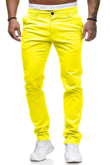 Men Casual Pants Patchwork Pencil Pants Ankle Length Pant Spliced Skinny ZipperCasual Pockets Mid Waist Solid 2025 Summer