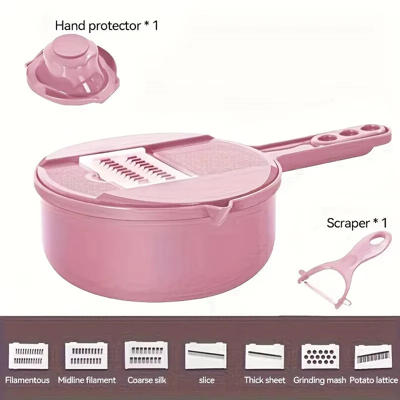 9 in 1 Vegetable Cutter Multi-Functional Potatoes Manually Cut Shred Slicer Grater Kitchenware Acceesories Tools