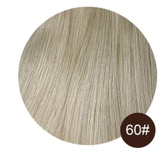 Micro Loop Hair Extensions Remy Human Hair Straight Human Fusion Hair 50 Strands Micro Link Hair Extension Natural Beads Hair