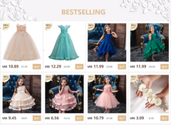 Children's Dress Princess  Embroidered Girl's Lace Flower Girl Trailing Ball Gown flower girl dresses vestidos para niñas
