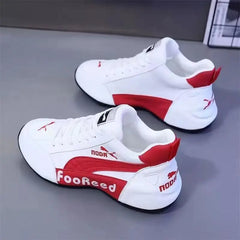 Casual Men's Leather Surface Shoes Fashionable Dad Sneakers Breathable
