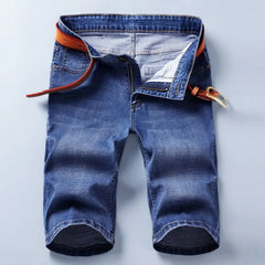 Summer Shorts Jeans Men Denim Pants Stretch Black Fashion Design Men's Jeans Slim Straight Male Short Jeans