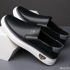 Spring Autumn New Fashionable Men's Shoes Elegant minimalist Casual Comfortable height increasing Men's Shoes