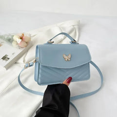 PU Versatile and Fashionable Portable Small Square Bag Single Shoulder Crossbody Bag Luxury Designer r