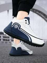 High-Top Casual Sneakers for Men, Trendy Thick-Soled Dad Shoes, Breathable Soft-Soled Non-Slip Versatile Men's Shoes,