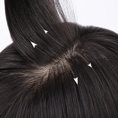 Highlight Brown Balayaga 100% Human Hair Natural Wavy Silk Base Top Lace Front Wigs Bleached Knots Glueless Full Lace Front Wigs