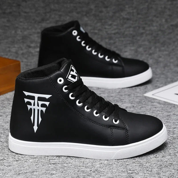 Sneakers Man Casual Vulcanized Male Comfortable High Top Shoes Outdoor Men Lightweight Fashion Mens Shoes WaterprooF