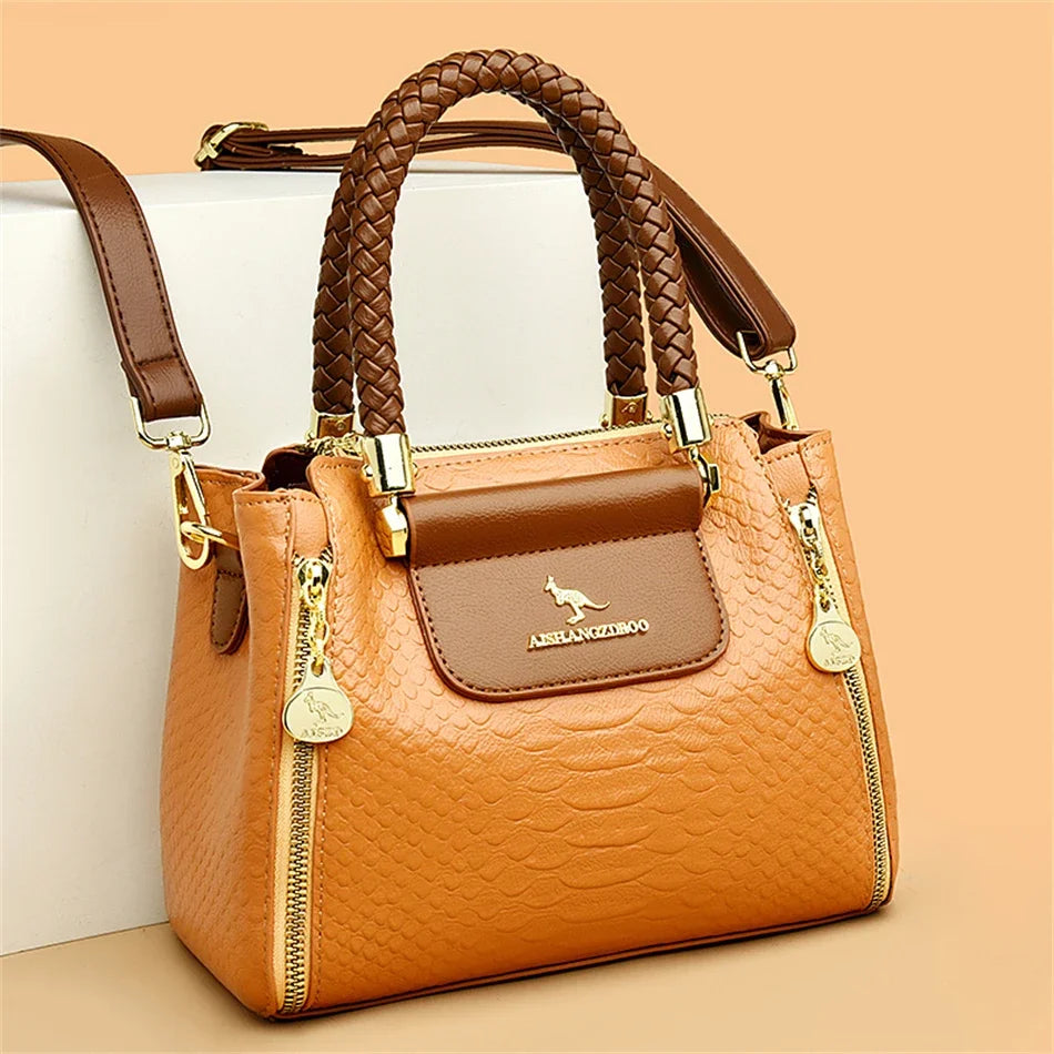 Fashion Crossbody Bags for Women Designer Ladies Purses and Handbags High-quality Soft Leather