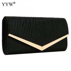 Sequined Envelope Clutch Bags For Women Fashion Gold Purses And Handbags