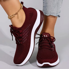 Spring and Autumn New Women's Casual Lace up Comfortable, Breathable, Lightweight and Wear-Resistant Sports