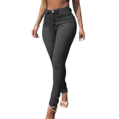 Skinny Pants Long Lasting Slim-fitting Full-Length Leggings Skinny Trousers