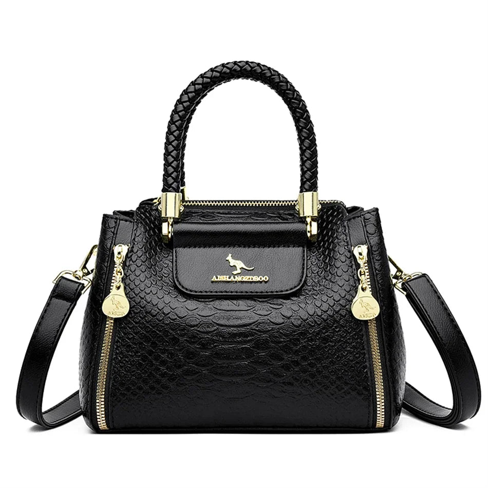 Fashion Crossbody Bags for Women Designer Ladies Purses and Handbags High-quality Soft Leather