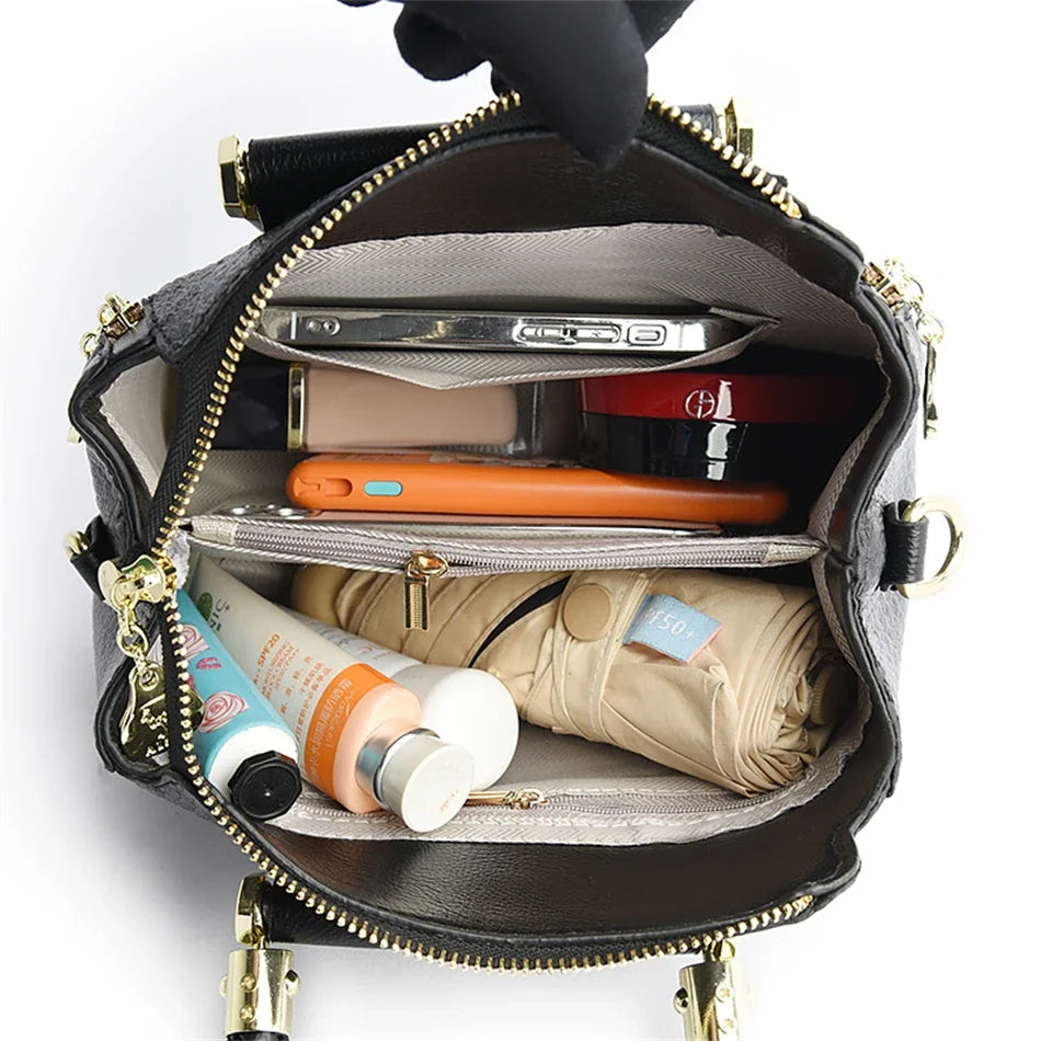 Fashion Crossbody Bags for Women Designer Ladies Purses and Handbags High-quality Soft Leather