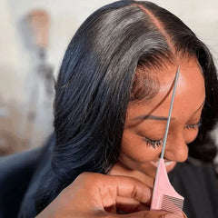 34 inch 150 Density Body Wave transparent 13x4 lace front human hair