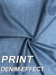 Women's Imitation Denim Flared Jeans, High Waist Stretchy Leggings Booty Lifting Casual Pants Trousers