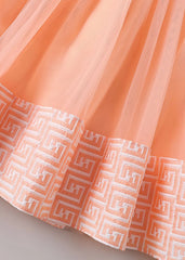 HETISO Girl Dresses with Bag long Sleeve Coat Tulle Princess Ball Gown for Kids in Party Birthday Graduation Christmas 3-10Y