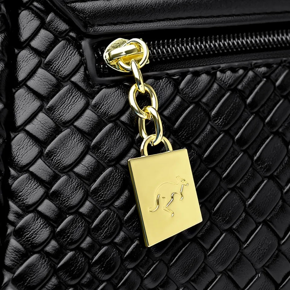 Luxury Handbag Women Bags Designer Pu Leather Knitting