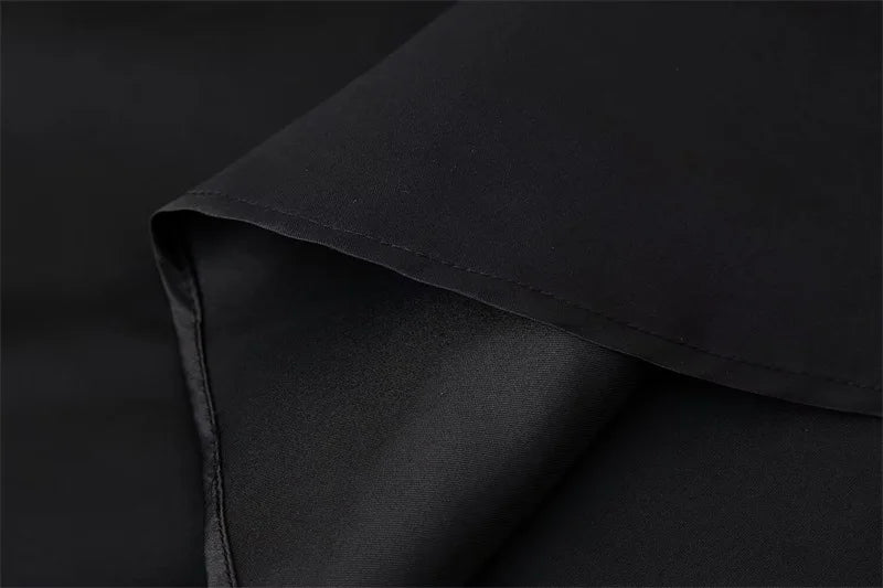 Black Backless Mini Skirt For Women Off The Shoulder Hollowed Out Fashion Sleeveless Party Dress Sexy A-line Tie Bow Club 2024