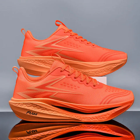 Men Running Shoes Speciality Marathon Sports Shoes Breathable Lightweight Carbon Board Women's Trend Athletic Sneakers Women