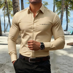 16 colors men's shirts casual fashion long sleeve shirts men's business shirts high quality large size fast delivery