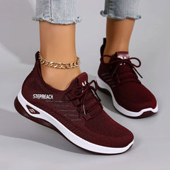 Spring and Autumn New Women's Casual Lace up Comfortable, Breathable, Lightweight and Wear-Resistant Sports