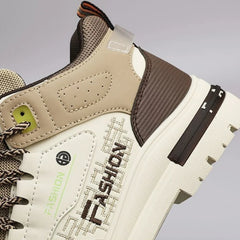 Men Sneakers Outdoor Casual Shoes New Non Slip Vulcanized Shoes Soft Sole Walking Shoe Lace-up High Top