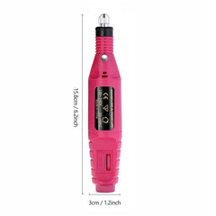 LINMANDA Professional USB Electric Nail Drill Polish File Kit with UV LED Nail Lamp Gel Manicure Dryer