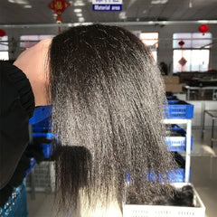 Light Yaki Flat Tip Human Hair Extension Brazilian Remy Pre Bonded Keratin Fusion K Tip Hair Yaki Straight 100g 100Pcs