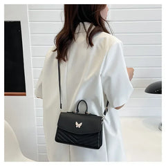 PU Versatile and Fashionable Portable Small Square Bag Single Shoulder Crossbody Bag Luxury Designer r