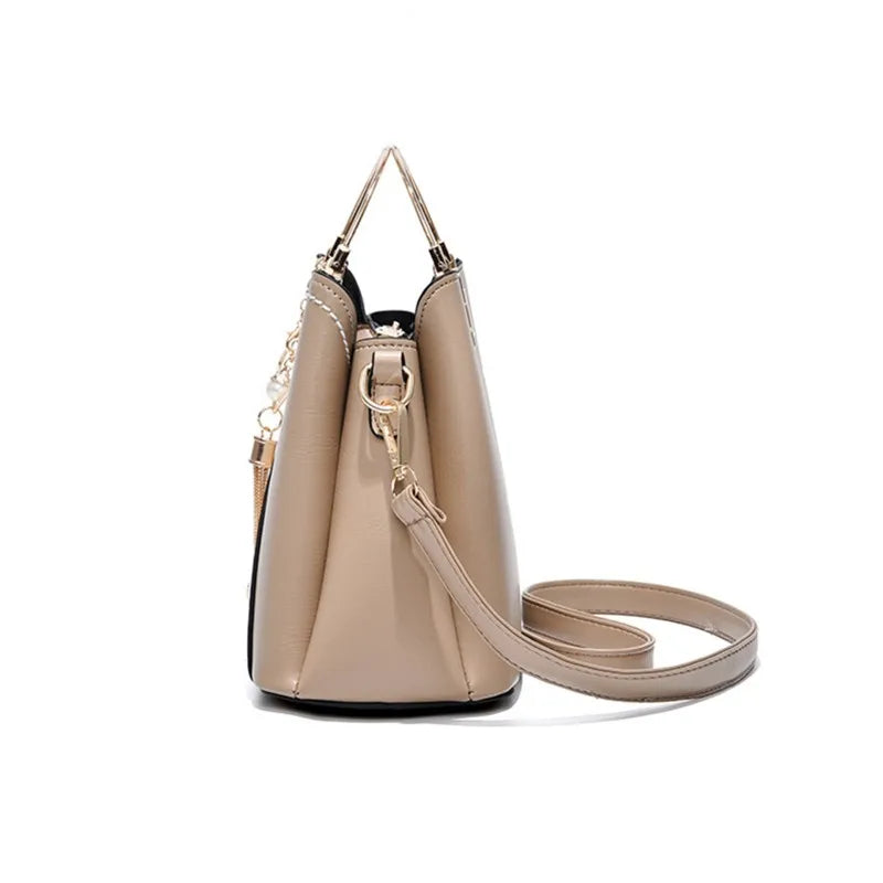 Women Single Shoulder Bag Colored Combination Handbag Fashion