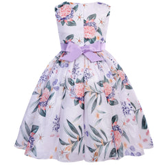 Bridesmaid Dress for Girls with Bow Decoration Special Occasion Children's Flower Girl Costume Suitable for Wedding Banquet