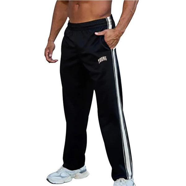 American-style best-selling thin, sporty, casual, simple, trendy, loose, wide-leg jogging pant