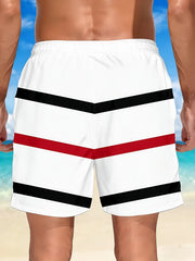 2026 Summer New Style Men's Shorts - Outdoor Sports Casual Fashion - Comfortable and Soft - 3D Stripes Pattern Print