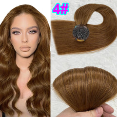 K Tip Hair Extensions Keratin Human Hair Hot Fusion Hair Extension Italy Keratin Glue Machine Remy 12-24inch 30 50G/pack
