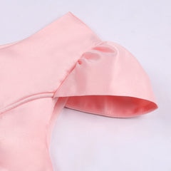 Hot new children's striped dress with bow little girl birthday party piano performance dress dress