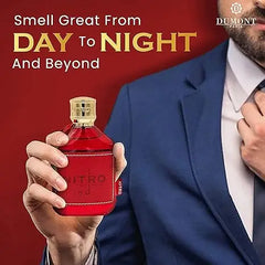 Nitro Red Dumont MEN Fragrance Middle Eastern Arabic Perfume Men's Perfume Women's Perfume Long-lasting 100ml