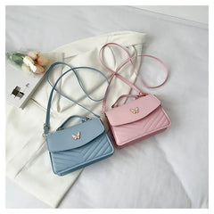 PU Versatile and Fashionable Portable Small Square Bag Single Shoulder Crossbody Bag Luxury Designer r