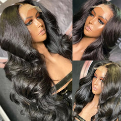 32 34 Inch 360 Lace Wig Human Hair Wigs For Women 4x4 Closure Wigs 13x4 Frontal Loose Body Wave Lace Front Wig Pre Plucked Bling