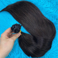 K Tip Hair Extensions Keratin Human Hair Hot Fusion Hair Extension Italy Keratin Glue Machine Remy 12-24inch 30 50G/pack