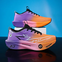 Men Running Shoes Marathon Carbon Board Speciality Sports Breathable Lightweight Women's Comfortable Athletic Sneakers New