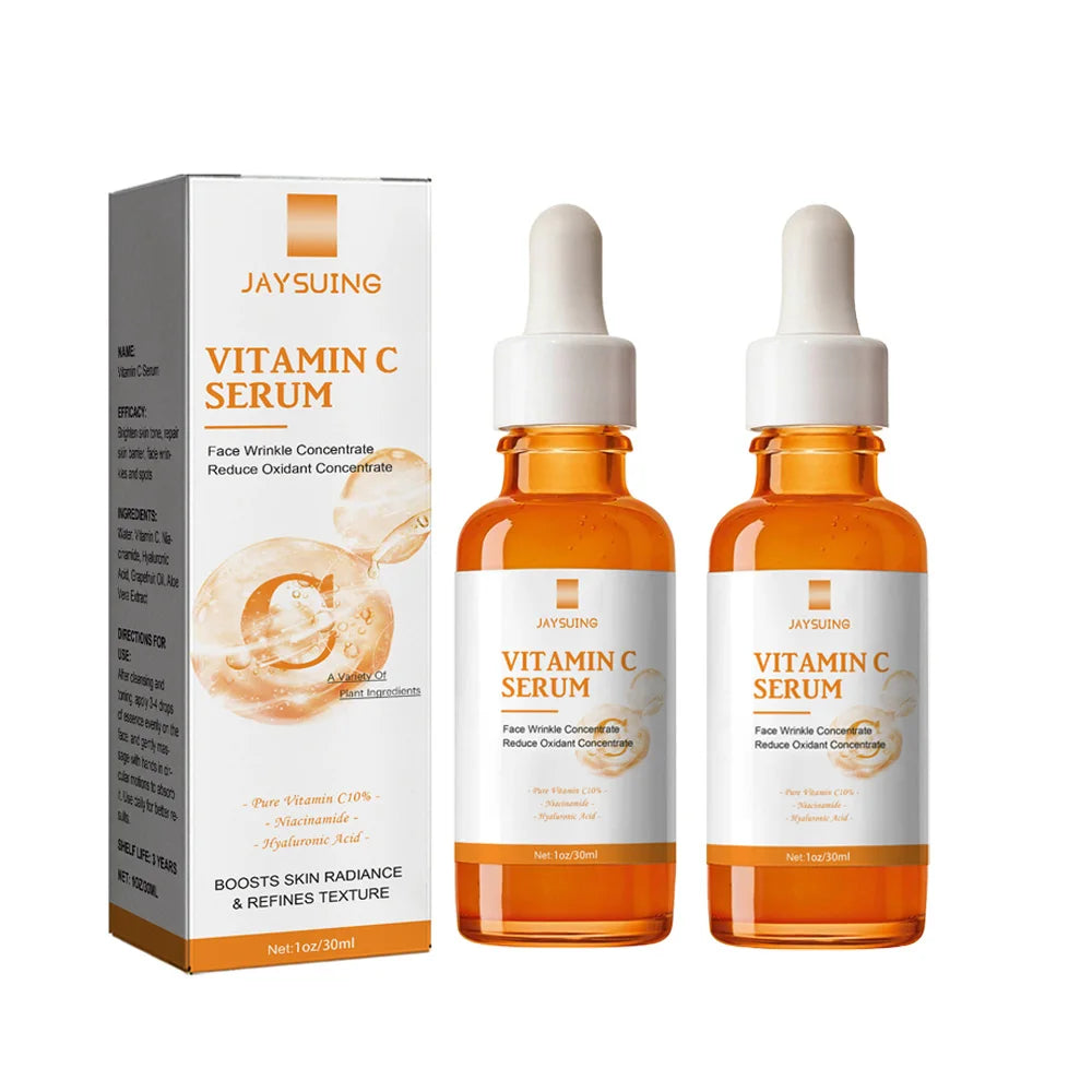 Vitamin C Wrinkle Remover Face Serum Lifting Firming Fade Fine Lines Anti-aging Essence Whitening Brighten