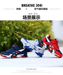 Boys' Fashion Trend Low Top Thick Sole Casual Sports Shoes 2025 Autumn New Style Childrens' Comfortable Shoes