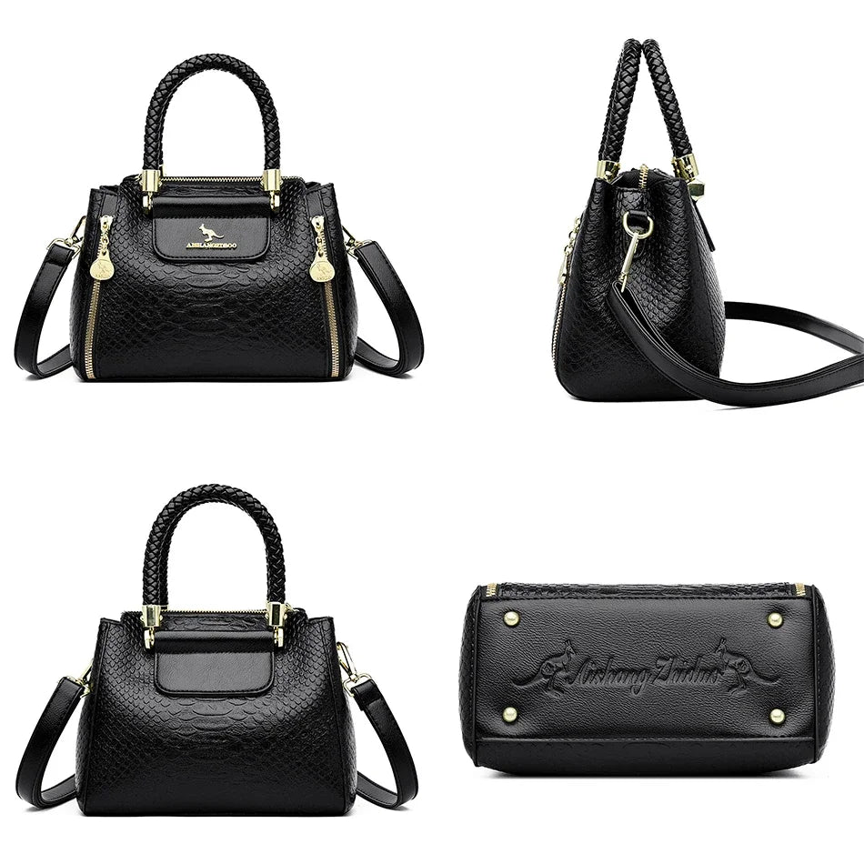 Fashion Crossbody Bags for Women Designer Ladies Purses and Handbags High-quality Soft Leather