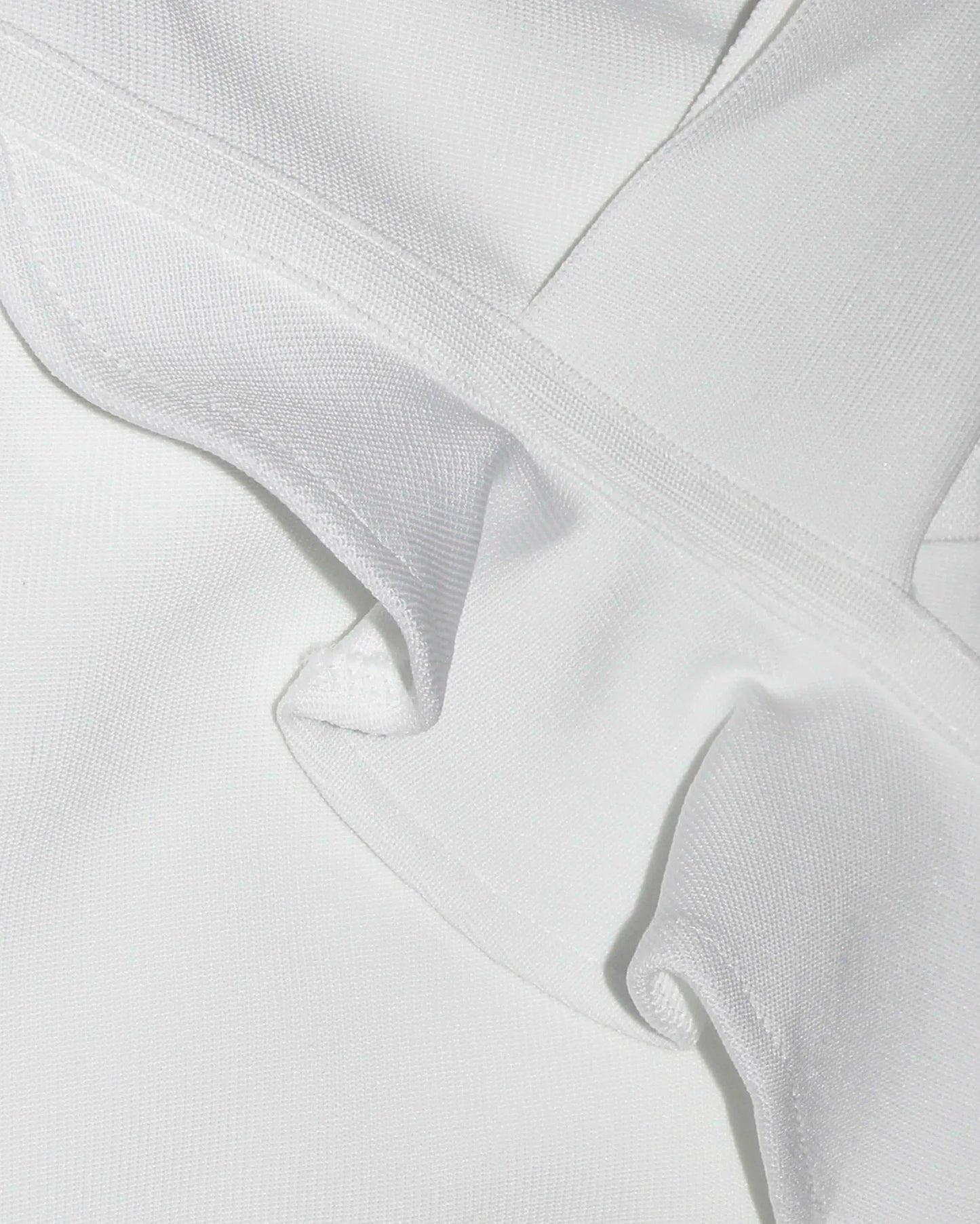 One Shoulder Ruffle Split Thigh Bodycon Midi Elegant Bandage Dress For Coaktail Party