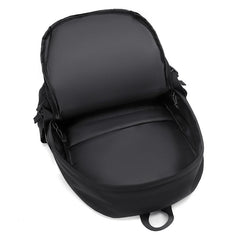 Simple solid color backpack,  travel backpack, plenty of storage space, very suitable for commuting, school, work