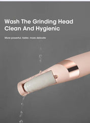 NEW USB Electric Dead Skin Pedicure Automatic Foot Grinder Rechargeable Roller Feet Pedicure Tool with 2 Removable Roller Heads