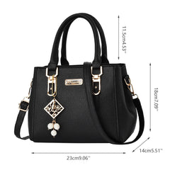 Women's Bags Casual Pu Leather Messenger Bag Large Capacity Handbags For Women Shoulder Bags Office Lady Work Shopping Tote Bag